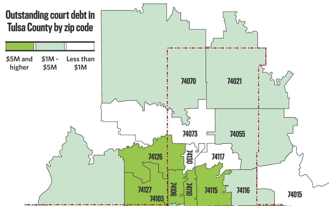 Day 4: Unpaid court fees disproportionately impacts north Tulsa leaving residents 'entrapped' in debt, analysis shows